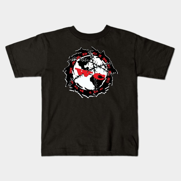 MAAD Circle Logo Kids T-Shirt by BlackActionTeesOnDemand